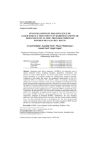 Investigations on the influence of laser surface treatment on hardness and wear behaviour of AL-MMC prepared through powder metallurgy route