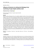 Influence of textures on cutting tool tribology in dry machining of super duplex stainless steel