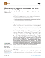 Pyrometallurgical extraction of technology and base metals from copper smelting slags