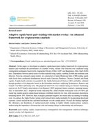 Adaptive copula-based pairs trading with market overlay: An enhanced framework for cryptocurrency markets