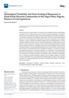 Hydrological variability and socio-ecological responses in flood-prone Riverine communities of the Niger Delta, Nigeria: Women’s lived experiences