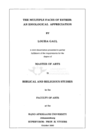 The multiple faces of Esther: an ideological appreciation