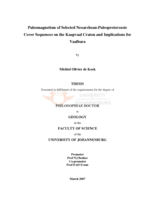 Paleomagnetism of selected neoarchean-paleoproterozoic cover sequences on the Kaapvaal Craton and implications for Vaalbara