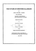The future of Western alliances