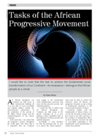 Tasks of the African Progressive Movement