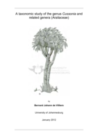A taxonomic study of the genus Cussonia and related genera (Araliaceae)