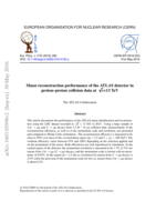 Muon reconstruction performance of the ATLAS detector in proton–proton collision data at √s =13 TeV