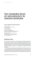 The changing roles of archaeology in Swedish Museums