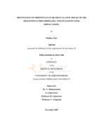 Provenance of ordovician to silurian clastic rocks of the Argentinean precordillera and its geotectonic implications