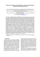 Exposure to wood dust and health effects : a review of epidemiological evidences from developing countries