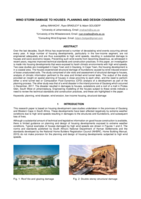Wind storm damage to houses : planning and design consideration