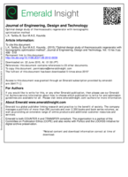 Optimal design study of thermoacoustic regenerator with lexicographic optimization method
