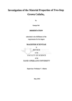 Investigation of the material properties of two-step grown CuInSe₂