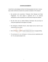 A psycho-educational programme to facilitate the development of community leaders in an informal settlement