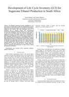 Development of life cycle inventory (LCI) for sugarcane ethanol production in South Africa