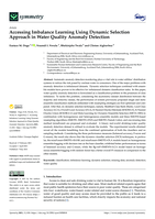 Accessing imbalance learning using dynamic selection approach in water quality anomaly detection