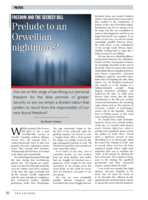 Freedom and the secrecy bill : prelude to an Orwellian nightmare?