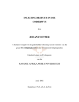 Inligtingbestuur in die onderwys
