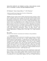 Negative effects of energy-saving, non-linear loads on LV systems : causes and recommendations