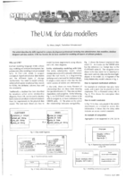 The UML for data modellers