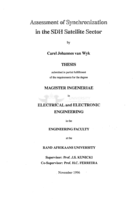 Assessment of synchronization in the SDH satellite sector