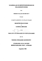 'n Kurrikulum vir beroepsgesondheid en veiligheidsopleiding