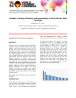 Analysis of energy efficiency and consumption in South African steel foundries