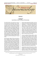 Editorial : Special edition on positive psychology and phenomenology