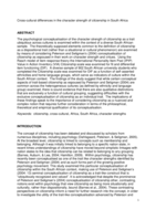 Cross-cultural differences in the character strength of citizenship in South Africa