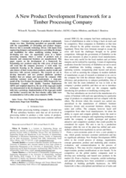 A new product development framework for a timber processing company