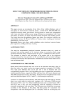 Effect of width-to-thickness ratio of steel plates in Composite steel-concrete beams