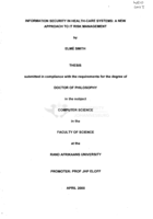 Information security in health-care systems: a new approach to IT risk management