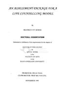 An assessment package for a life counselling model