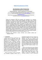 Size distribution of nano particles from residential fixed-bed coal combustion