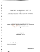 The effect of Cerbo® and Nerva 2® on attention deficit hyperactivity disorder