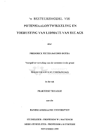 ‘n Bestuursmodel vir potensiaalontwikkeling en toerustig van  lidmate van die AGS