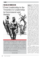 The role of women in MK : from leadership in the trenches to leadership in government and society