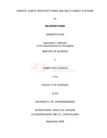 Agents, agent architectures and multi-agent systems