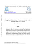 Charged-particle distributions in pp interactions at √s = 8 TeV measured with the ATLAS detector