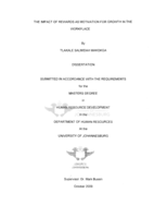 The impact of rewards as motivation for growth in the workplace