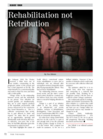 Rehabilitation not retribution