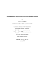 QoS scheduling in integrated services packet-switching networks