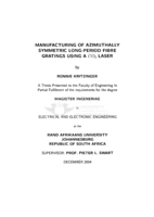 Manufacturing of azimuthally symmetric long-period fibre gratings using a CO2 laser