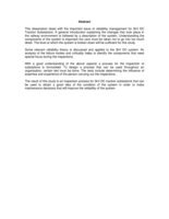 Improving the reliability of 3kV DC traction substations