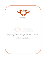 Exploring and describing the identity of a South African organisation