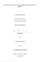 The structure elucidation and synthesis of selected natural products