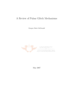A review of pulsar glitch mechanisms