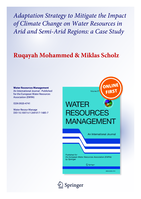 Adaptation strategy to mitigate the impact of climate change on water resources in arid and semi-arid regions : a case study