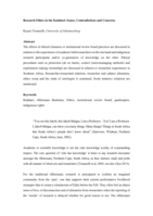 Research ethics in the kalahari : issues, contradictions and concerns