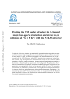 Probing the Wtb vertex structure in t-channel single-top-quark production and decay in pp collisions at  √s = 8 TeV with the ATLAS detector
